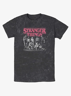 Stranger Things Squad Mineral Wash T-Shirt
