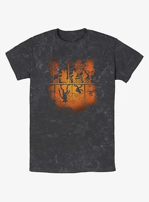 Stranger Things Upside Down Mineral Wash T-Shirt