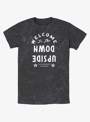 Stranger Things Welcome to the Upside Down Mineral Wash T-Shirt
