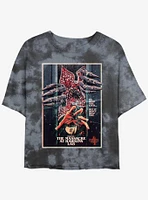 Stranger Things x Butcher Billy The Massacre At Hawkins Lab Mineral Wash Crop Girls T-Shirt