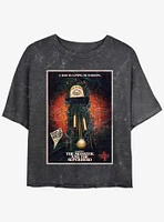 Stranger Things x Butcher Billy the Monster and Superhero Mineral Wash Crop Girls T-Shirt