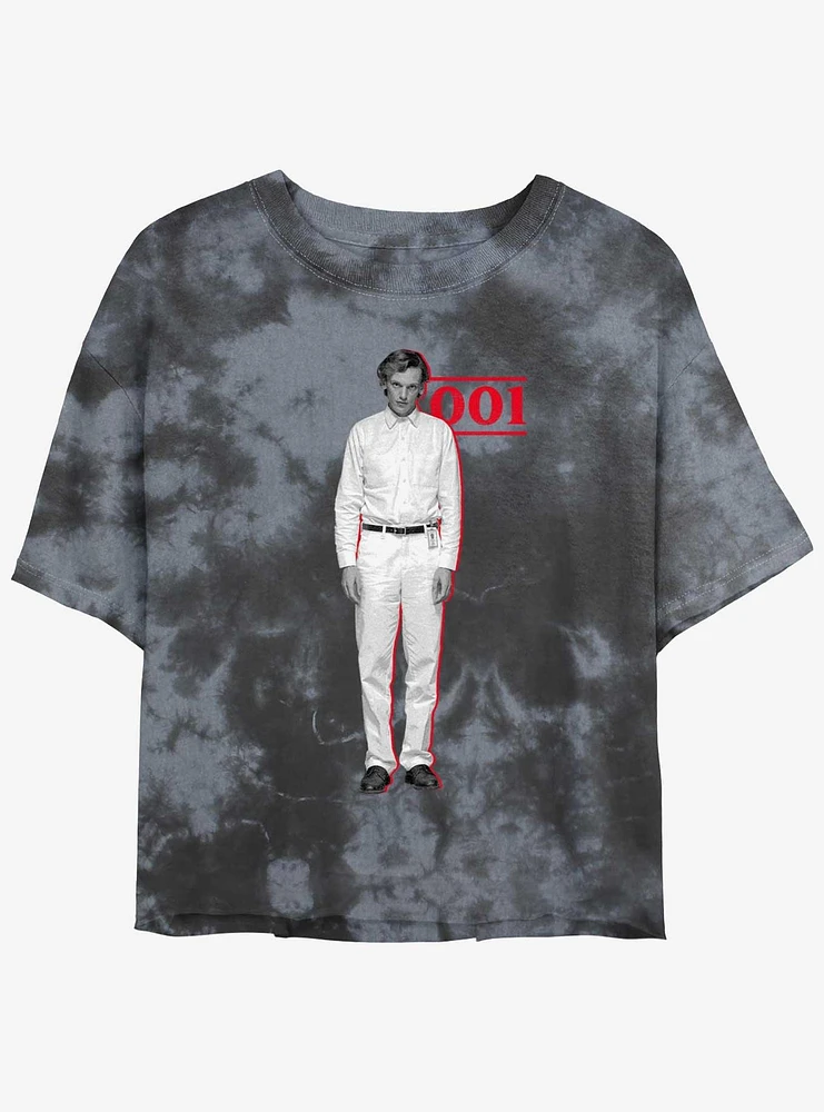 Stranger Things Test Subject 001 Mineral Wash Crop Girls T-Shirt