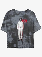 Stranger Things Test Subject 001 Mineral Wash Crop Girls T-Shirt
