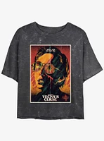 Stranger Things x Butcher Billy Vecna's Curse Mineral Wash Crop Girls T-Shirt