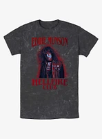 Stranger Things Eddie Munson Hellfire Club Mineral Wash T-Shirt