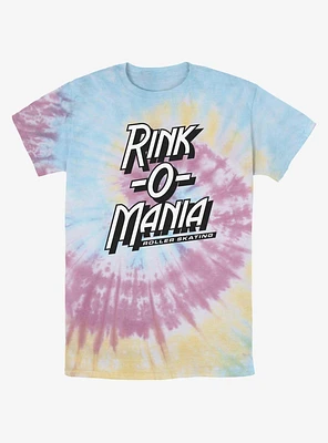 Stranger Things Rink-O-Mania Logo Tie-Dye T-Shirt