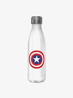 Marvel Captain America Shield Icon Stainless Steel Water Bottle