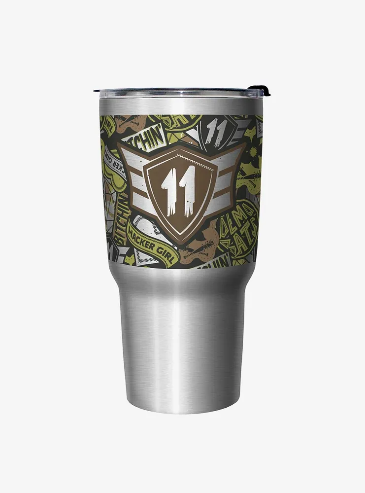 Stranger Things Eleven Camo Travel Mug