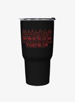 Stranger Things Flame Logo Travel Mug