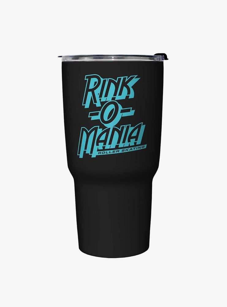 Stranger Things Rink-O-Mania Logo Travel Mug