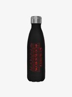 Stranger Things Flame Logo Stainless Steel Water Bottle