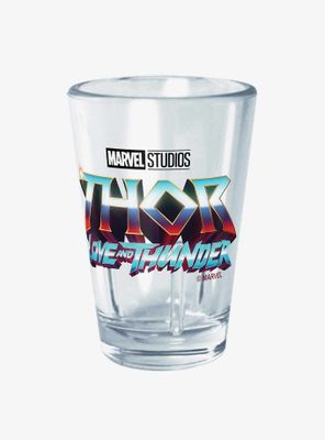 Marvel Thor: Love and Thunder Logo Mini Glass