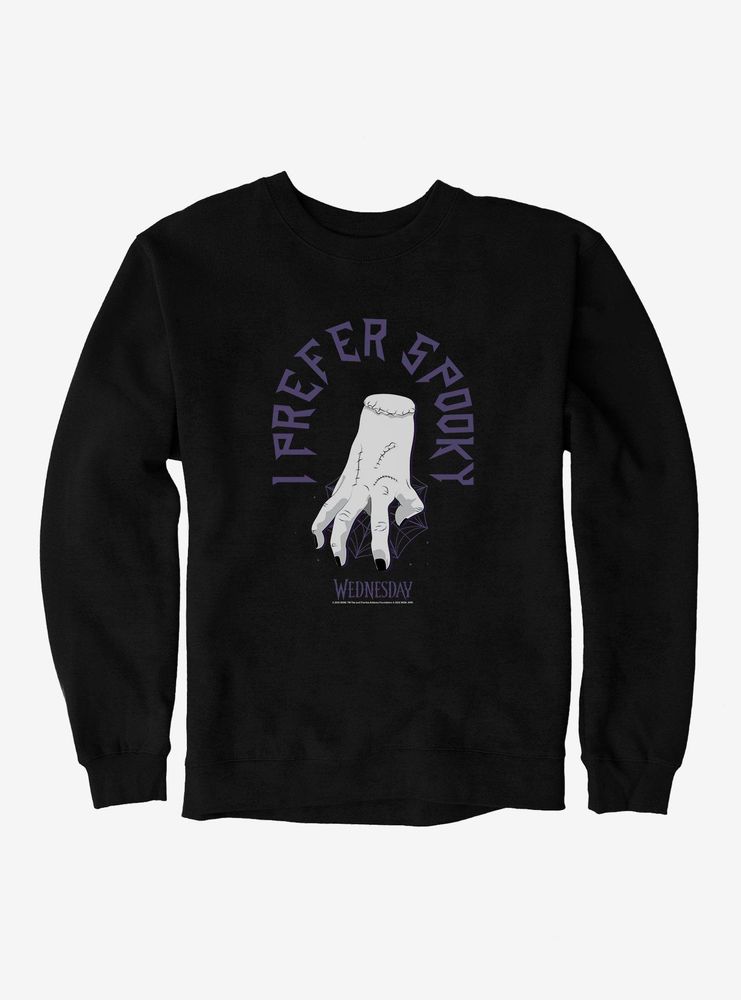 Wednesday I Prefer Spooky Sweatshirt