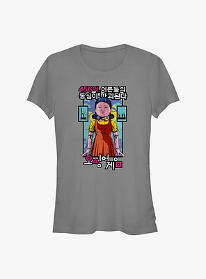 Squid Game Young-Hee The Doll Poster Girls T-Shirt