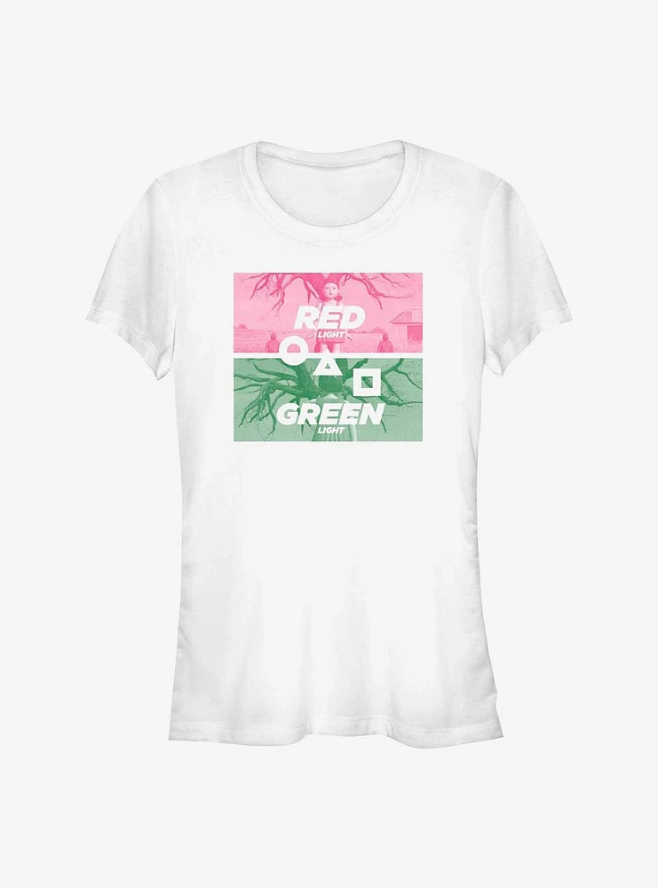 Squid Game First Red Light Green Girls T-Shirt