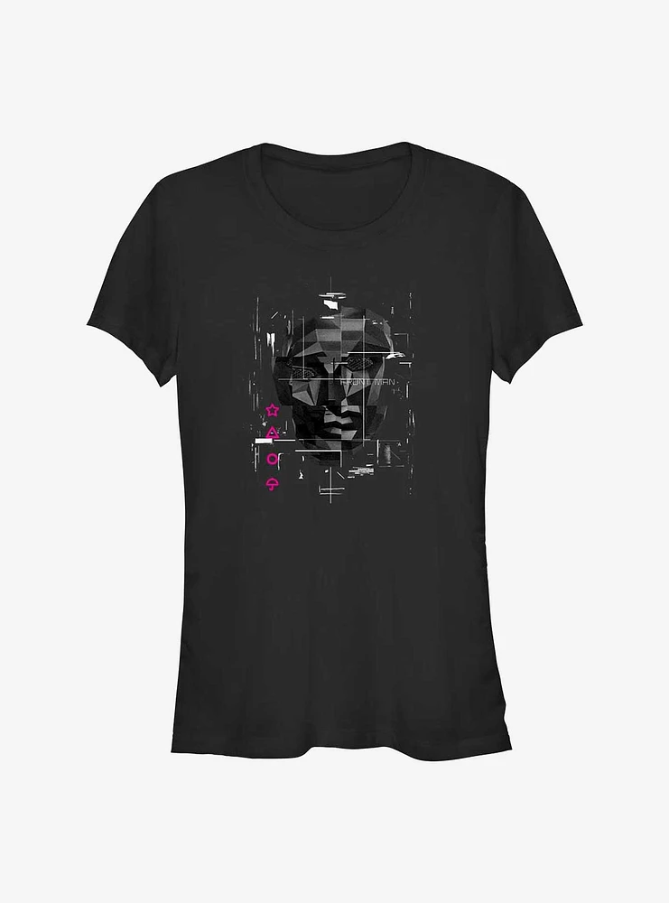 Squid Game Front Man Glitch Girls T-Shirt