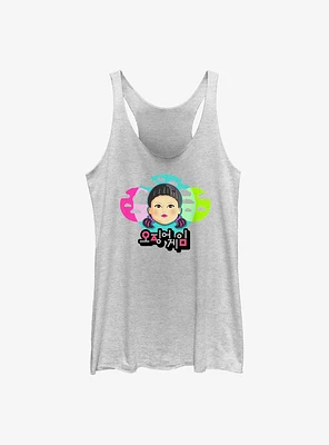 Squid Game Cartoon Young-Hee Doll Girls Tank