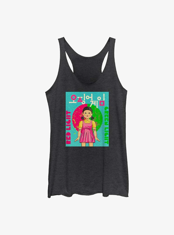 Squid Game First Red Light Green Poster Girls Tank