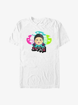 Squid Game Cartoon Young-Hee Doll T-Shirt