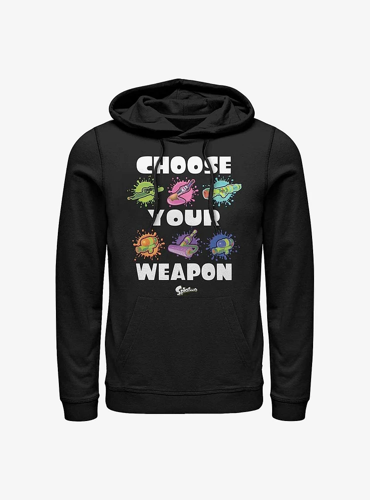 Nintendo Splatoon Choose Your Weapons Hoodie
