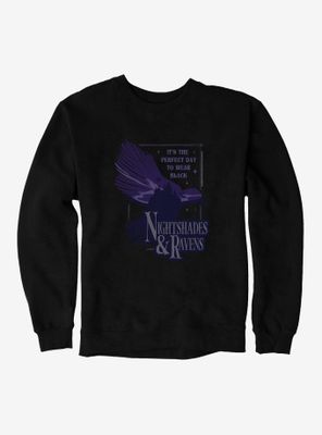Wednesday Nightshades Ravens Sweatshirt