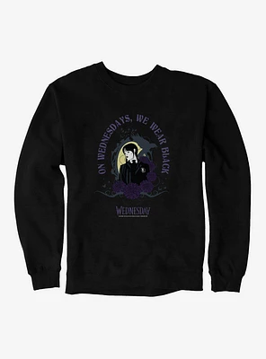 Wednesday Tv Series On Wednesdays, We Wear Black Sweatshirt