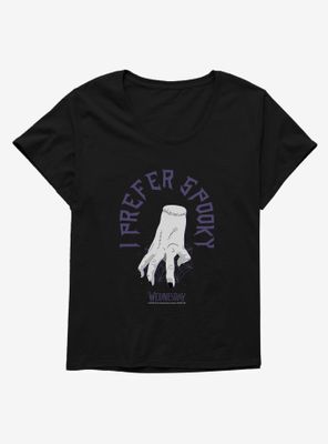 Wednesday I Prefer Spooky Womens T-Shirt Plus