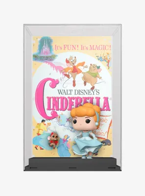 Funko Pop! Movie Posters Disney Cinderella with Jaq Vinyl Figures