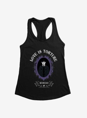 Wednesday Love Is Torture Womens Tank Top