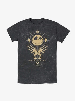 Disney The Nightmare Before Christmas King Jack Mineral Wash T-Shirt