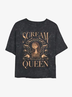 Disney The Nightmare Before Christmas Scream Queen Mineral Wash Womens T-Shirt