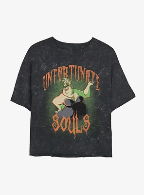 Disney The Little Mermaid Ursula Unfortunate Souls Mineral Wash Womens T-Shirt