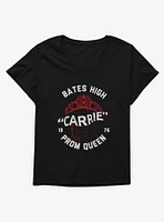 Carrie 1976 Crown Blood Splatter Girls T-Shirt Plus