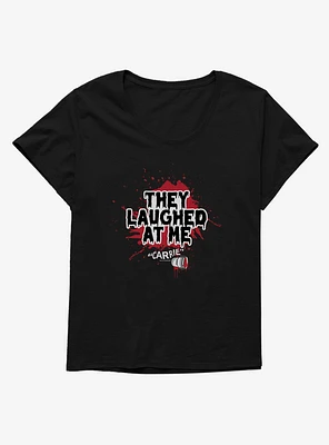 Carrie 1976 Laughed At Me Girls T-Shirt Plus