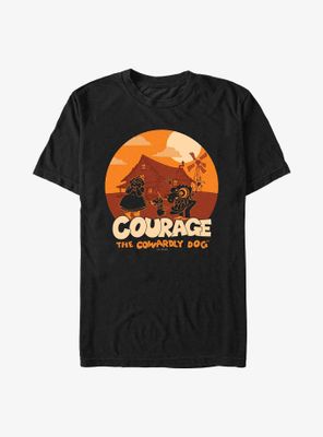 Courage The Cowardly Dog Haunt T-Shirt