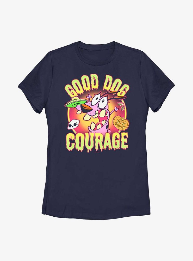 Courage The Cowardly Dog Good Scary Womens T-Shirt