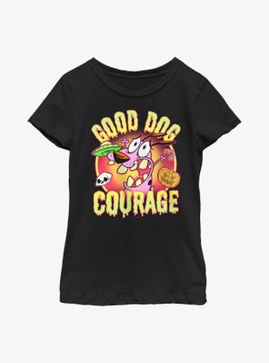 Courage The Cowardly Dog Good Scary Youth Girls T-Shirt