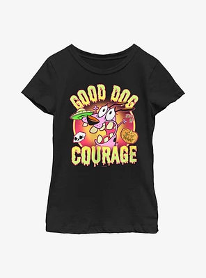 Courage The Cowardly Dog Good Scary Youth Girls T-Shirt