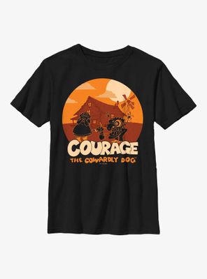 Courage The Cowardly Dog Haunt Youth T-Shirt