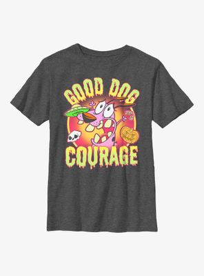 Courage The Cowardly Dog Good Scary Youth T-Shirt