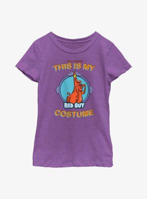 Cow And Chicken My Red Guy Costume Cosplay Youth Girls T-Shirt
