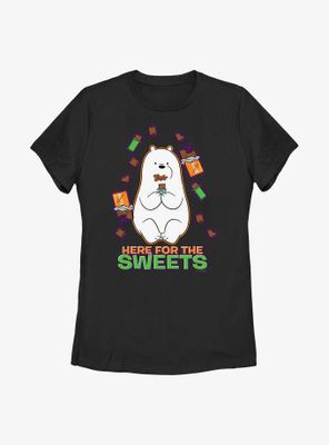 We Bare Bears Here For The Sweets Ice Bear Womens T-Shirt