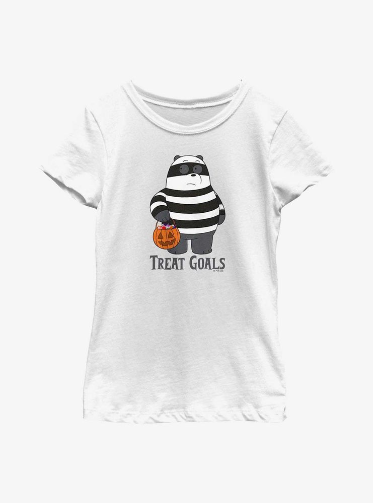 We Bare Bears Treat Goals Youth Girls T-Shirt