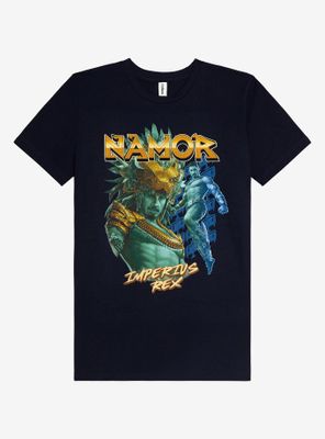 Marvel Black Panther: Wakanda Forever Namor Imperius Rex Double Portrait T-Shirt - BoxLunch Exclusive