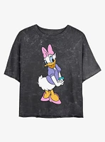 Disney Daisy Duck Traditional Mineral Wash Crop Girls T-Shirt