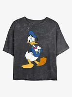 Disney Donald Duck Traditional Mineral Wash Crop Girls T-Shirt