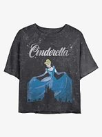 Disney Cinderella Dancing Mineral Wash Crop Girls T-Shirt
