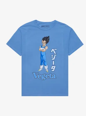 Dragon Ball Z Vegeta Portrait T-Shirt - BoxLunch Exclusive