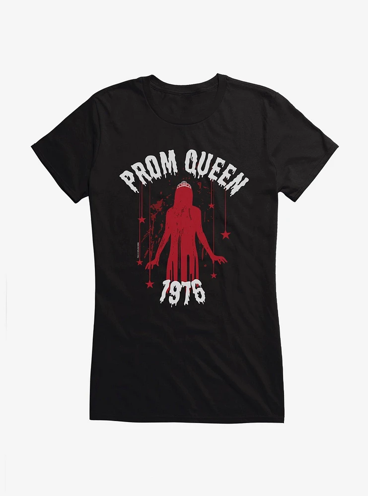 Carrie 1976 Red Silhouette Girls T-Shirt
