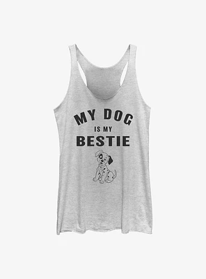 Disney 101 Dalmatians Patch Is My Bestie Girls Tank